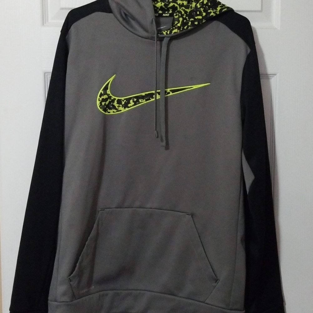 Nike neon camo hoodie